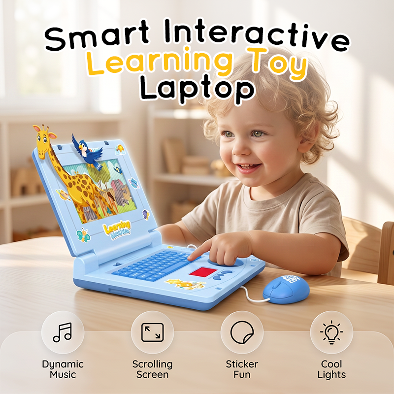 💻 Interactieve simulatielaptop – leerzaam speelgoed met licht, geluid en toetsen, ideaal voor nieuwsgierige kinderen.