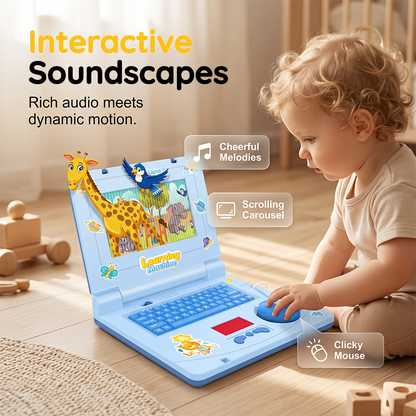 💻 Interactieve simulatielaptop – leerzaam speelgoed met licht, geluid en toetsen, ideaal voor nieuwsgierige kinderen.